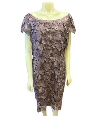Emma Street Mini Sheath Dress NWT in Dusty Lavender Size 10